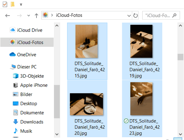 Fotos in die iCloud laden