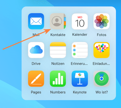 Kontakte in iCloud löschen