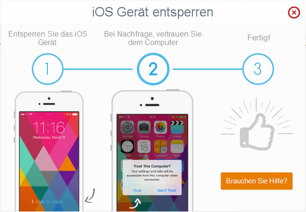 iPhone diesem Computer vertrauen