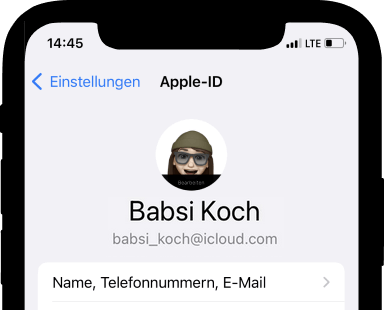 Wo finde ich die Apple ID