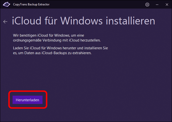 iCloud für Windows installieren
