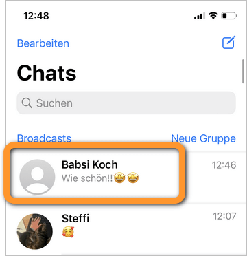 WhatsApp Kontakt löschen was sieht der andere