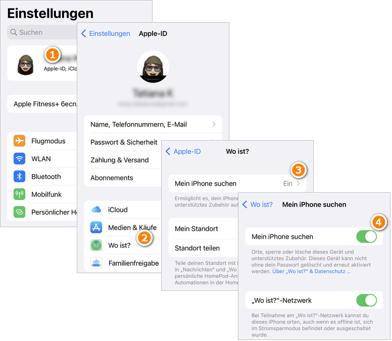iCloud Sperre entfernen iOS 13 und später