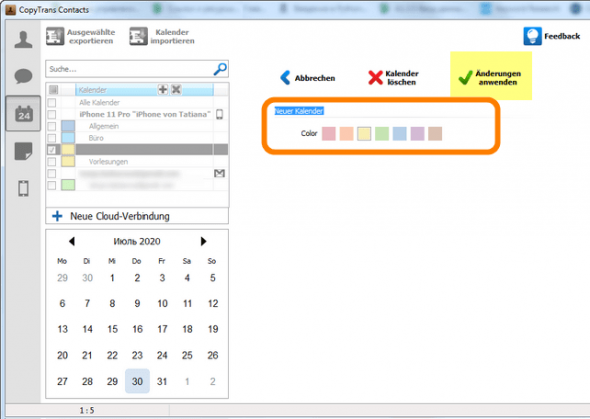 Apple Kalender auf Windows anzeigen und bearbeiten