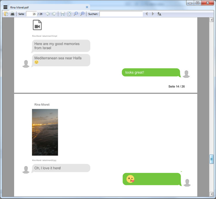 WhatsApp Chats als PDF-Datei am PC sichern