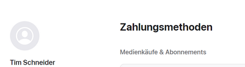 Apple ID Daten ändern