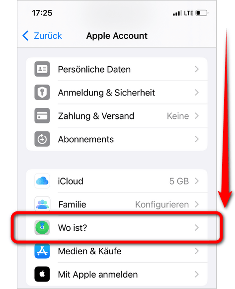 iPhone wo ist deaktivieren Anleitung
