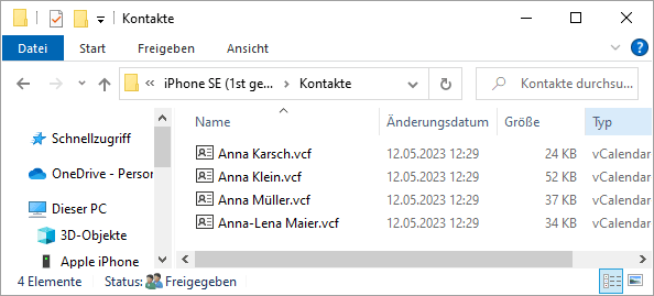 Kontakte auf iPhone übertragen mit CopyTrans Contacts 