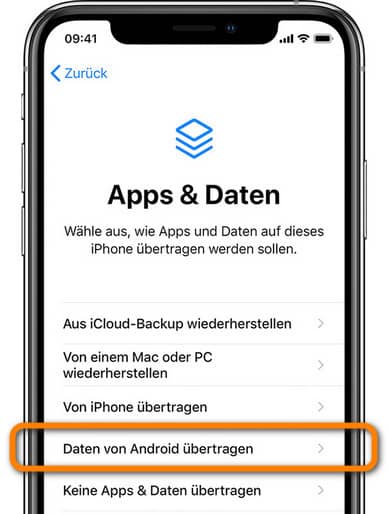 iOS-Systemassistent öffnen 