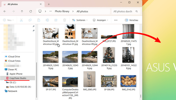 iPhone Videos auf PC sichern und schneiden mit Studio