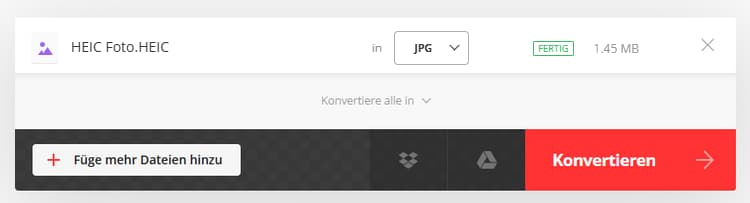heic to jpg converter onlone-Dienste