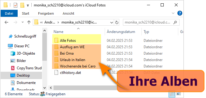 iCloud Fotos speichern und deaktivieren