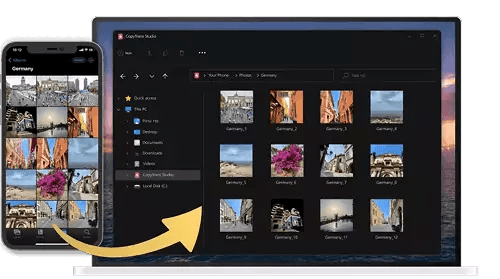 CTST Interface: Bilder von iPhone auf Festplatte