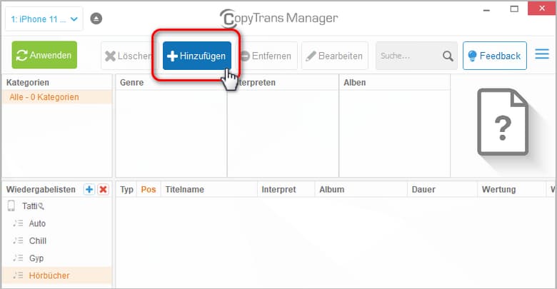 Hörbuch auf iPhone laden ohne iTunes