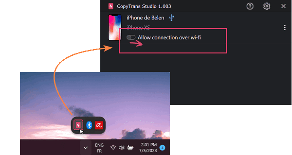 Bilder von iPhone auf PC ohne Kabel