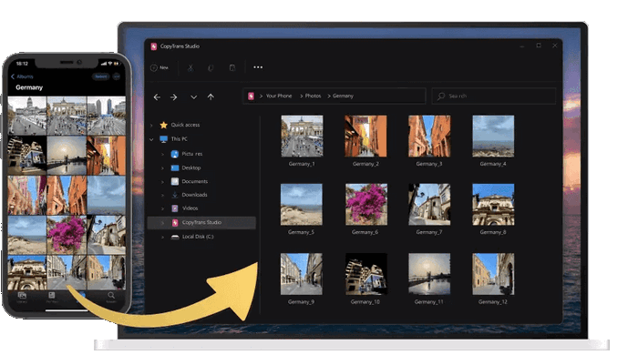 Entdecken Sie CopyTrans Studio