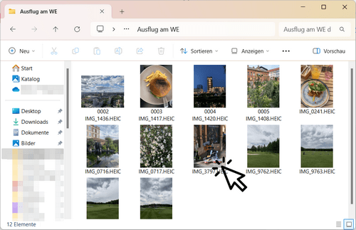 HEIF Image extensions auf Windows