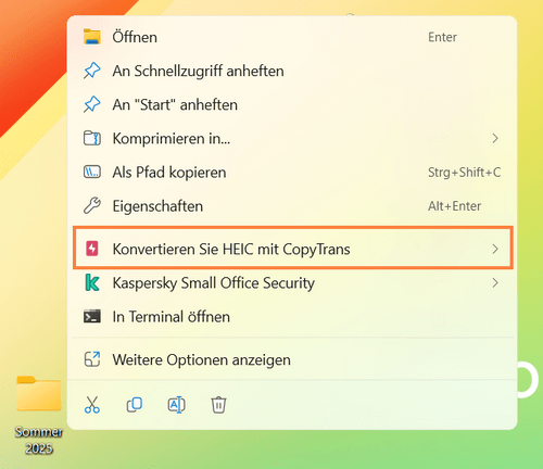 HEIF-Format in JPG umwandeln Windows