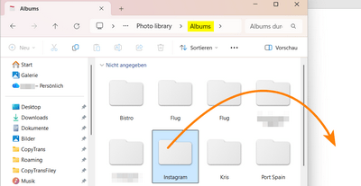 iPhone Album mit CopyTrans Studio auf PC speichern