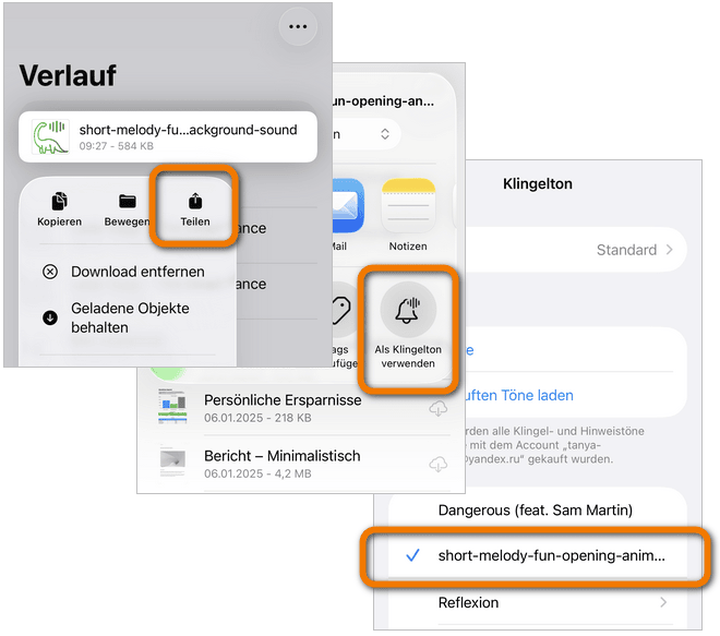 Klingelton auf iPhone ändern neu in iOS 26