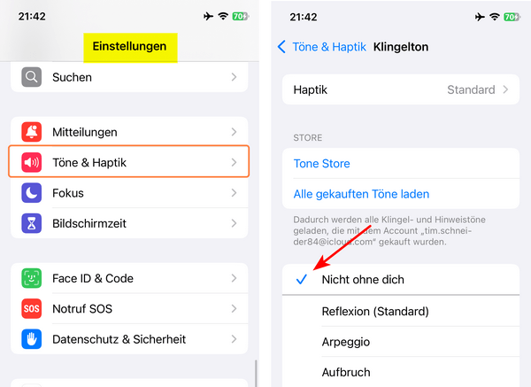 MP3 als Klingelton iPhone ohne iTunes