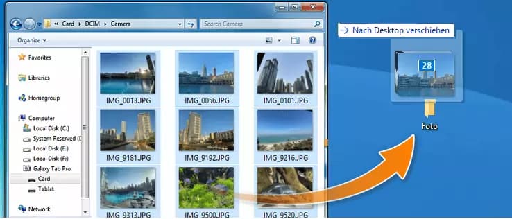 Bilder von SD Karte auf iPhone übertragen