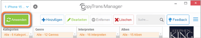 Musik vom iPod auf iPhone Anleitung