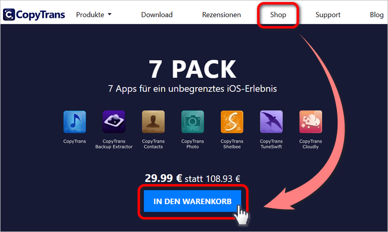 7Pack in den Warenkorb legen