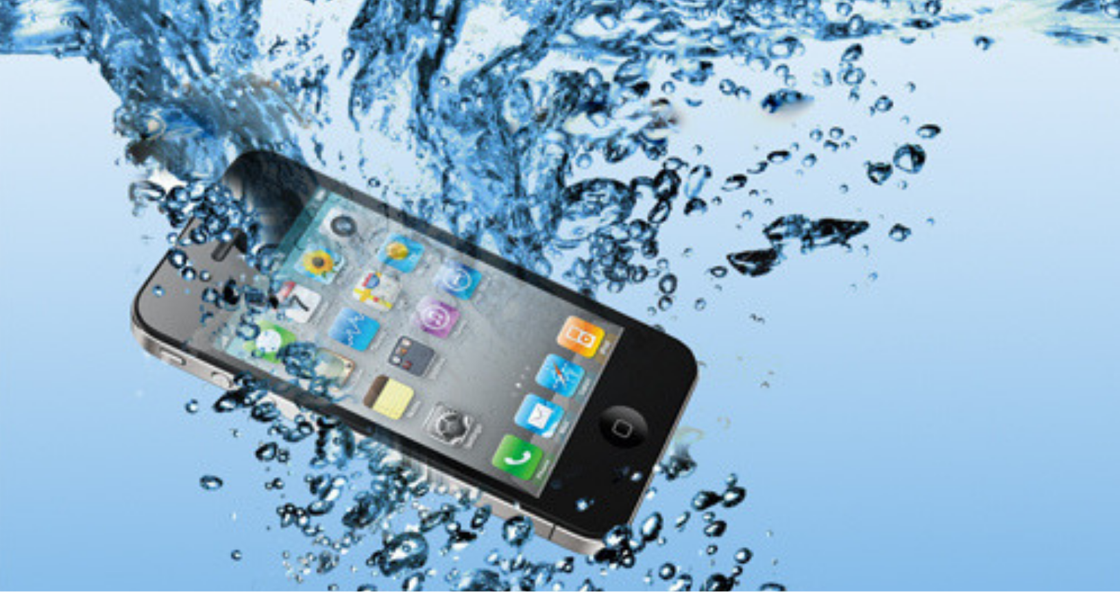 iPhone ins Wasser gefallen. Was tun?