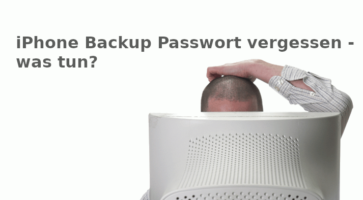 iPhone Backup Passwort vergessen
