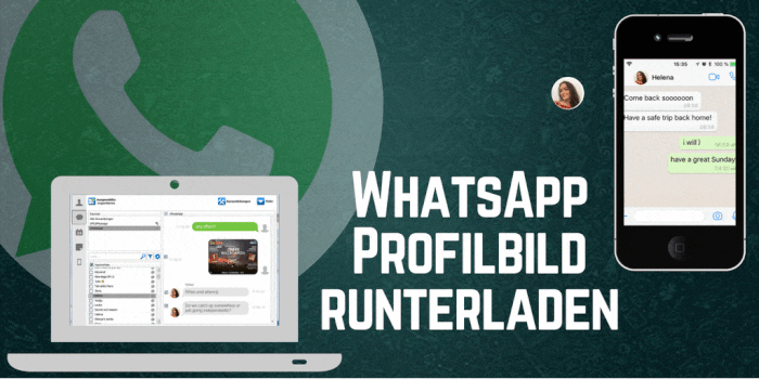 WhatsApp Profilbilder herunterladen