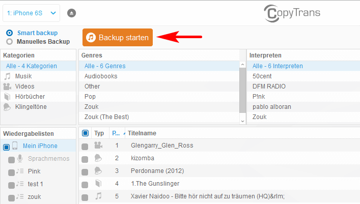 Musik verwalten ohne iTunes mit CopyTrans