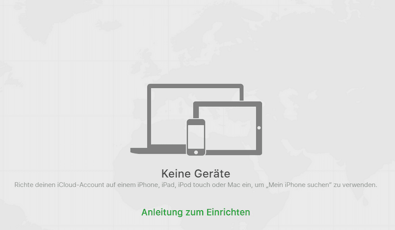 iPhone verloren, kein Gerät gefunden