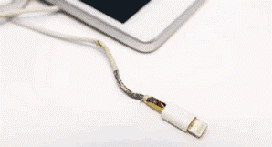 defektes Apple Kabel
