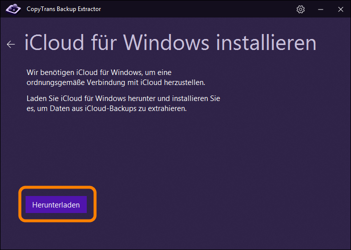 iCloud für Windows herunterladen