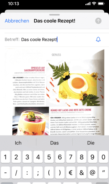 gescannte Dokumente in pdf umwandeln