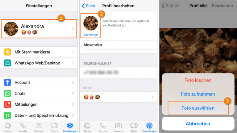 Kann Ich Sehen Wer Mein Whatsapp Profilbild Anschaut WhatsApp Profilbild speichern: auf iPhone / auf PC