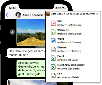 WhatsApp Backup erstellen in verschiedenen Formaten