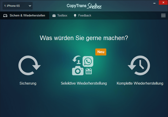 CopyTrans Shelbee Startseite