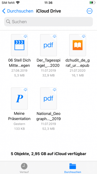 Dateien App