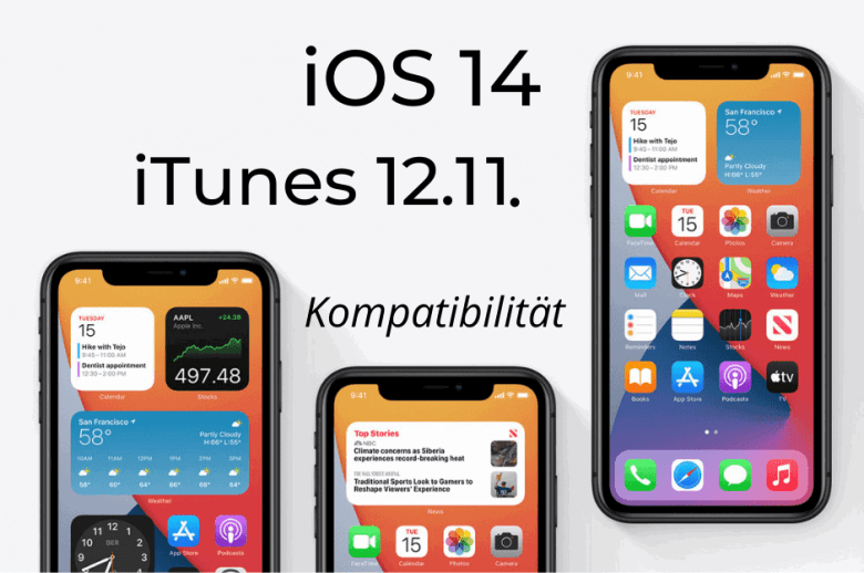 Kompatibility von iOS 14 iTunes 12.11