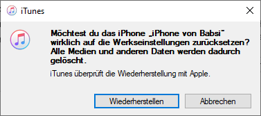 Apple iPad zurücksetzen