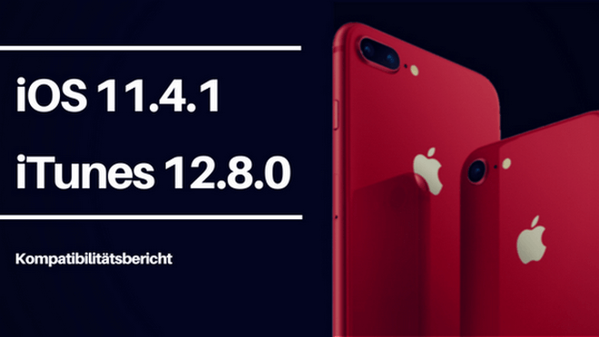 iOS 11.4.1 und iTunes 12.8.0 Kompatibilität