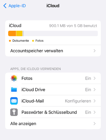 iPhone neu konfigurieren iCloud