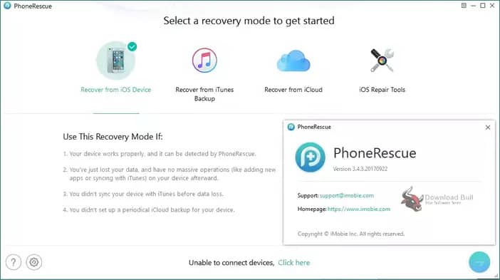 iMobie Phone Rescue: iPhone wiederherstellen ohne iTunes