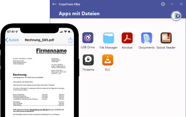 Dateien auf iPhone finden von PC aus