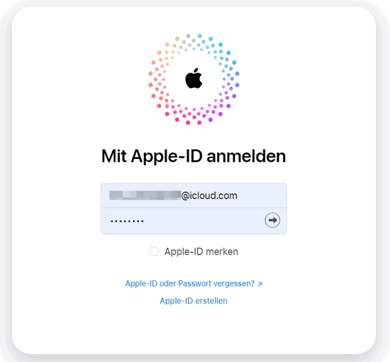icloud.com Login: Melden Sie sich über die Website bei Ihrer iCloud an