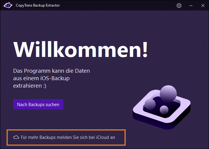 Backups in der iCloud finden