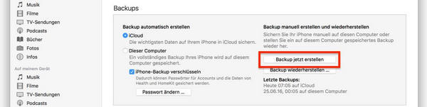 Datenübertragung von iPhone zu iPhone: mit iCloud