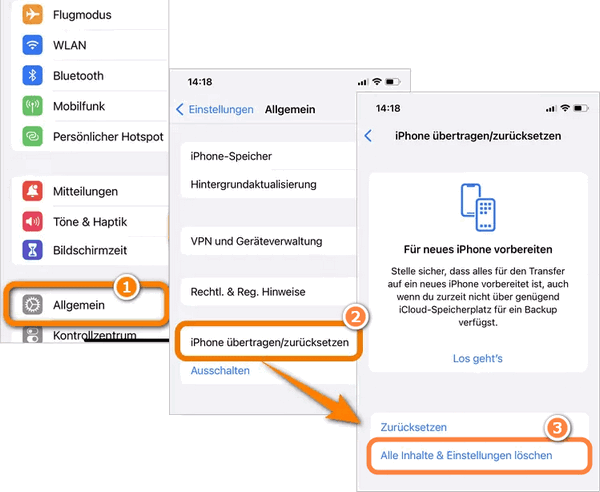 iPhone temporäre Dateien löschen